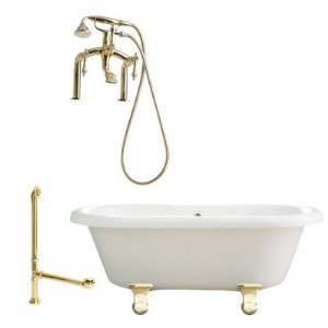   ORB B Portsmouth Deck Mounted Faucet Package Soaking: Home Improvement