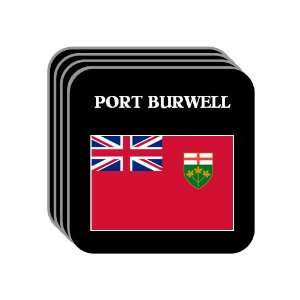  Ontario   PORT BURWELL Set of 4 Mini Mousepad Coasters 