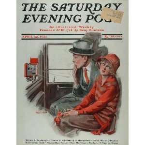  1924 SEP April 26 Cover Man Woman Bus Fare Nell Hott 