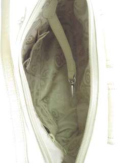 BRIGHTON Cream Monogram Logo Shoulder Bag Tote Handbag  