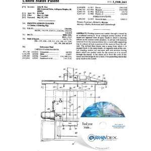  NEW Patent CD for PRINTING SCREEN CLEANER 