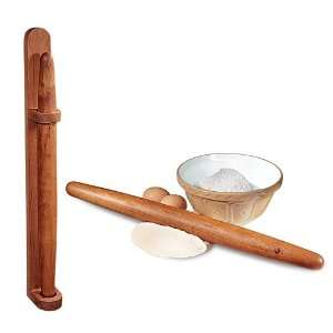  French Rolling Pin & Holder: Kitchen & Dining