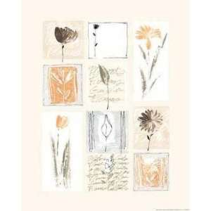  Patchwork Fleurs Graphiques II    Print