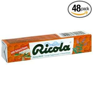 Ricola Cough Suppressant Throat Drops, Honey Herb, 10 Drops (Pack of 