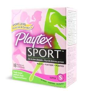  Playtex Sport Tampons, Scented, Super 18 ea Health 