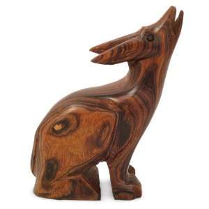  Ironwood sculpture, Cry of the Coyote (medium)