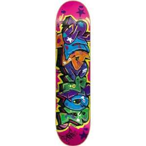  Superior Cope II Wild Skateboard Deck   7.75 Pink: Sports 