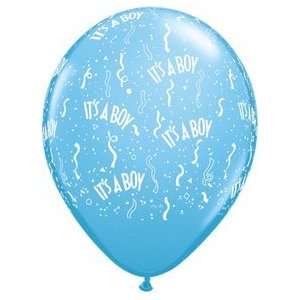  11 Its a Boy 100 Pale Blue Latex Balloons Toys & Games
