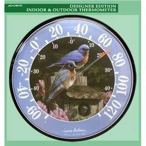  James Hautman 12 1/2 in. In/Outdoor Bluebird Thermometer 