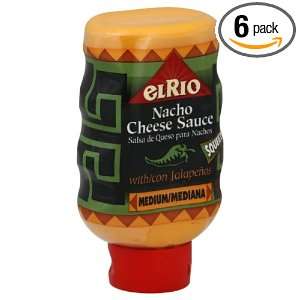 El Rio Nacho Cheese Medium Squeeze, 16 Ounce (Pack of 6):  