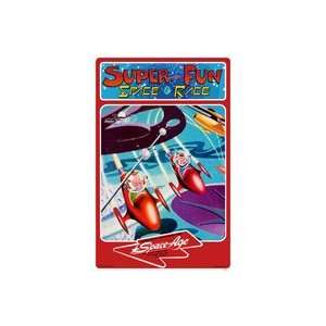 Super Fun Space Race Poster 