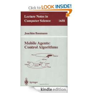 Mobile Agents Control Algorithms (Lecture Notes in Computer Science 