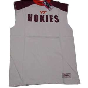  Virginia Tech Hokies Sleeveless Muscle T Shirt (Size 