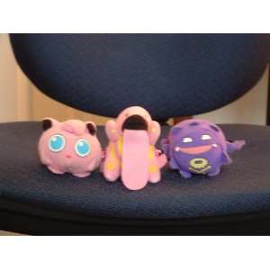  Pokeball Jigglypuff Lickitung and Koffing Plushies 