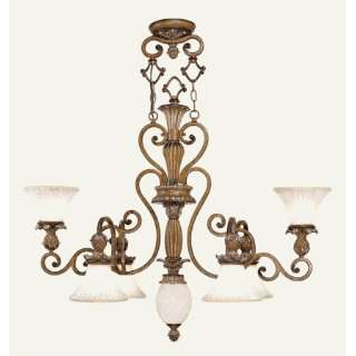   Design 8476 57 Savannah Chandelier  Venetian Patina