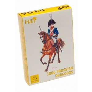  Prussian Dragoons 1806 (12 Mounted) 1/72 Hat Toys & Games