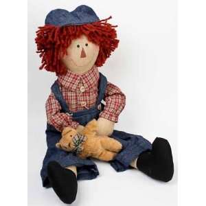   Inche Tall Raggedy Andy Doll   Vintage Look Rag Doll: Kitchen & Dining