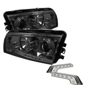   LED Smoke Projector Headlights and LED Day Time Running Light Package
