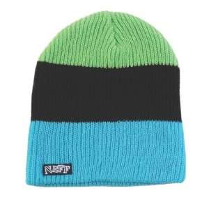  Neff Trio Beanie Cyan