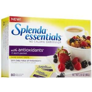 Splenda Sugar Substitute Packets w/ Antioxidants  Grocery 