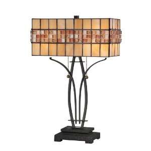   Tiffany 2 Light Up / Down Lighting Callaway Table Lamp from the Tif