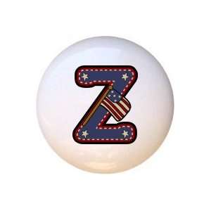  American Alphabet Z Style2 Drawer Pull Knob