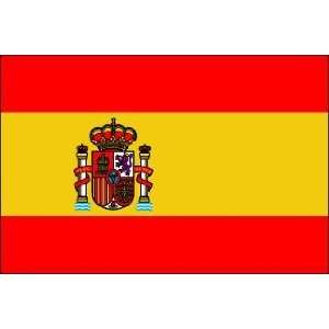  3 x 5 Feet Spain Poly   indoor International Flag Made in 