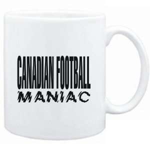    Mug White  MANIAC Canadian Football  Sports: Sports & Outdoors