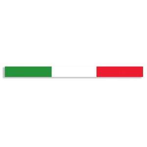 Italy Flag Colors Stripe Sticker: Everything Else