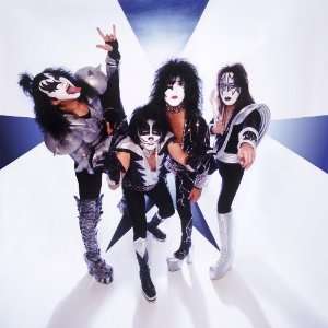  KISS The Band Striking A Pose 2, Poster Print , 12 x 12 