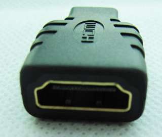 New HD High Definition Port HDMI Female to Micro HDMI Male Connector 