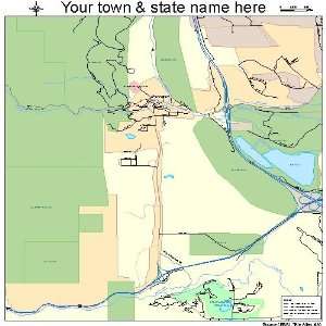  Street & Road Map of Morrison, Colorado CO   Printed 