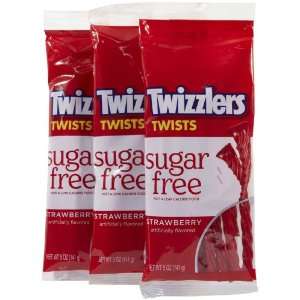 Twizzlers Sugar Free Strawberry Twists 5 oz   3 pk.:  