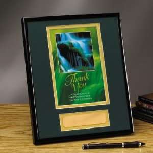  Successories Thank You Waterfall Framed Award