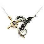 Fall of Byzantium Dragon Pendant Necklace by Alchemy Gothic