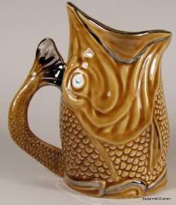 Vintage SYLVAC Art Pottery DRINK LIKE A FISH Jug Mug  