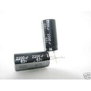  Capacitor 2200uf 63V Electrolityc 1 pc FL, USA: Everything 