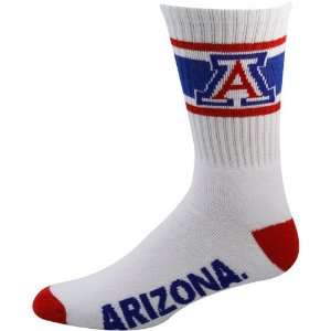   : NCAA Arizona Wildcats Striped Cushion Crew Socks: Sports & Outdoors