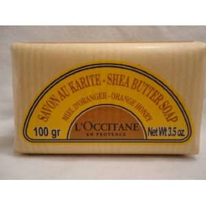  LOccitane, Shea Butter Soap, Orange Honey, 3.5 Oz., Pack 