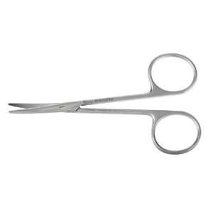  Konig Fine Scissors, Strabismus: Curved, Bl/Bl, 4 1/2, 11 