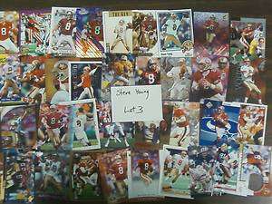 Steve Young 35 card lot all different (lot 3)  