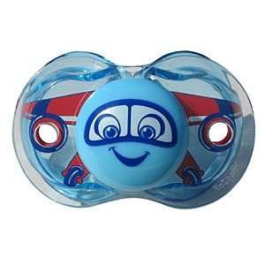  Adam Airplane   Blue&red Pacifier By Raz Baby: Baby
