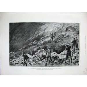   1896 Primrose Mine Johannesburg Large Stope Mining Men: Home & Kitchen