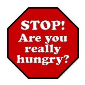  Diet Motivation Magnet, Stop Are you Really Hungry: Home 