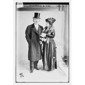  I.J. Paderewski & wife