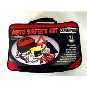  Car and Driver 71 Piece Auto Safety & Emergency Kit: Home 