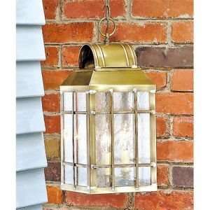  Stonington Hanging Lantern in Weathered Brass or Antique 