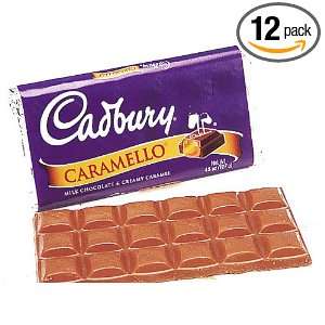 Cadbury Caramello, Bar, 4 Ounce Bars Grocery & Gourmet Food