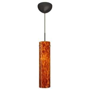 Stilo 16 One Light Cord Hung Mini Pendant with Dome Canopy Finish 