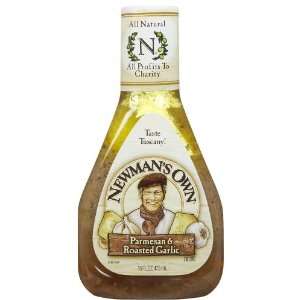 Newmans Own Parmesan & Roasted Garlic Dressing, 16 oz:  